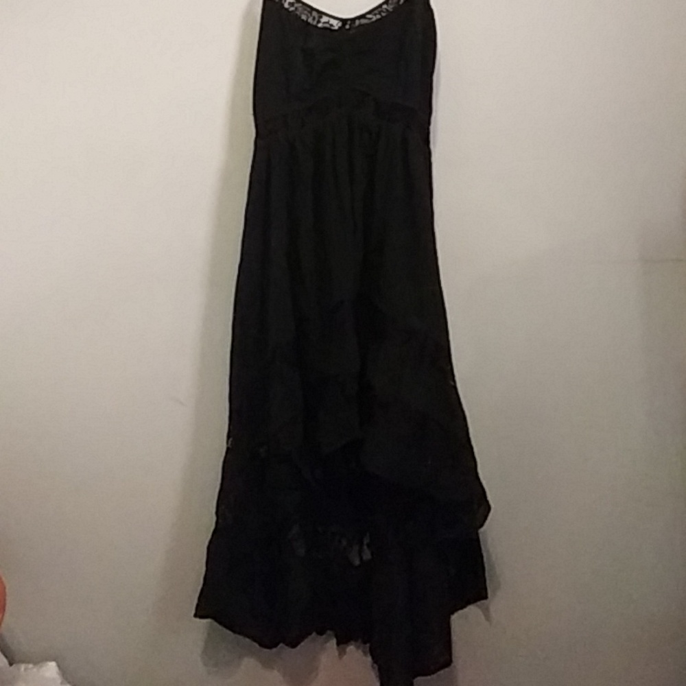 Black cotton dress